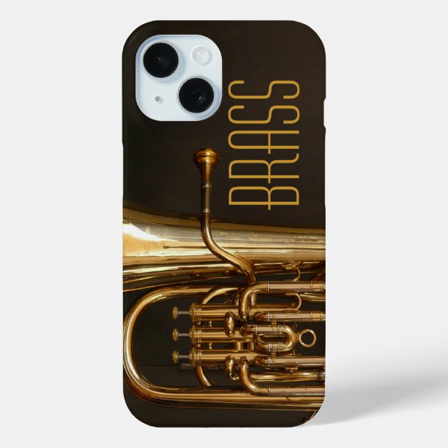 Brass Horn Details Case-Mate iPhone Case (Back)