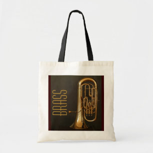 Brass Horn Tote Bag