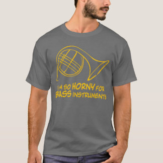 Brass Instrument French Horn Orchestra family T-Shirt
