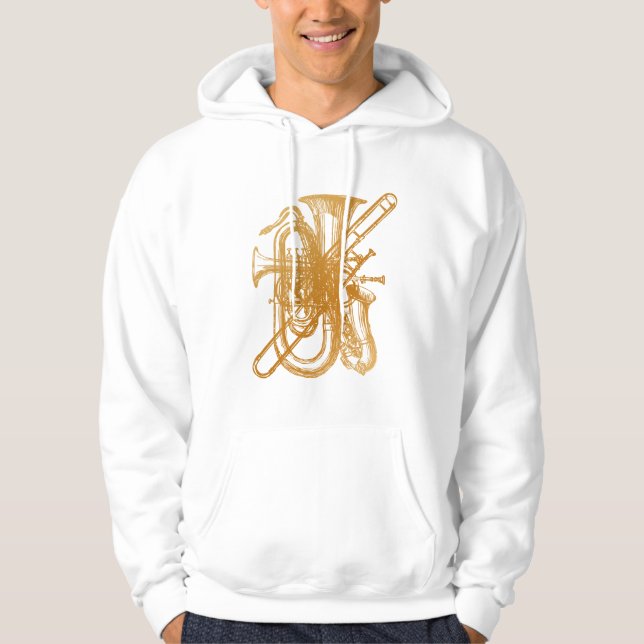 Brass & Sax Hoodie (Front)