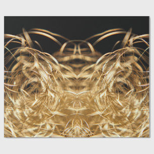 Brass Swarf Wrapping Paper