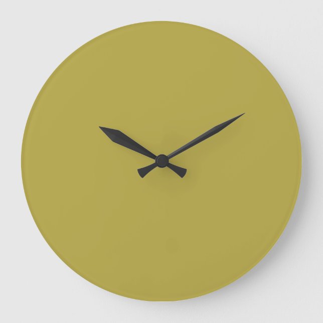 Brass Traditional Color Matched Large Clock (Front)