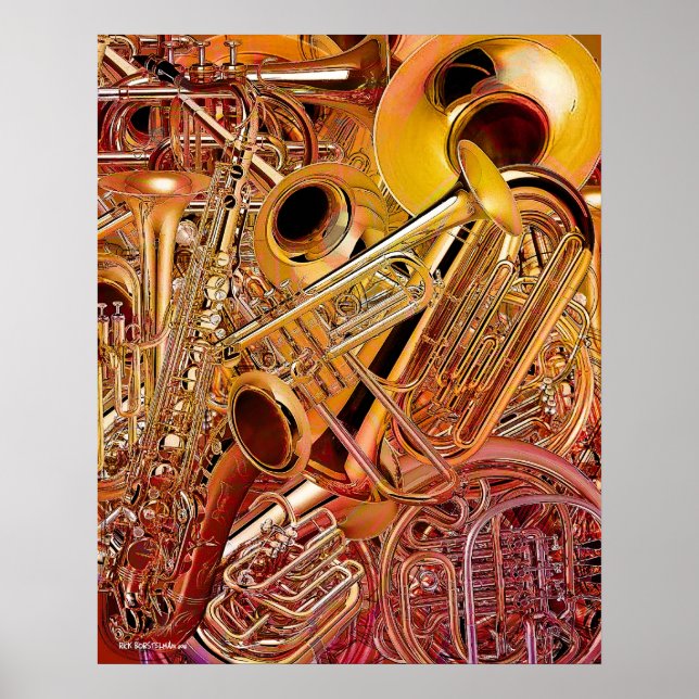 Brass Wall Poster (Front)