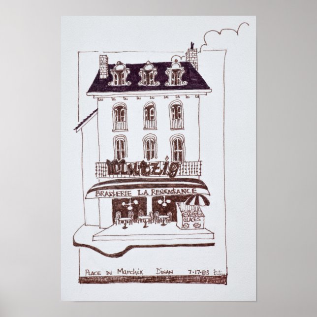 Brasserie La Renaissance | Place du Marche, Dinan Poster (Front)