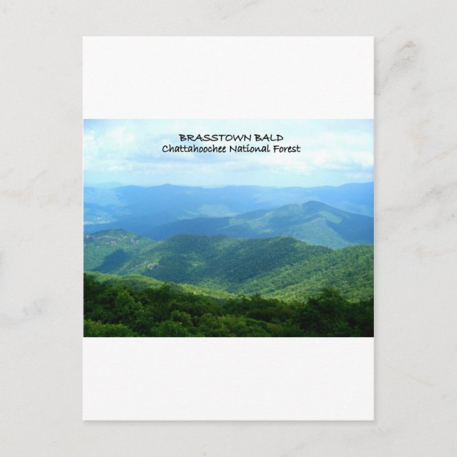 Brasstown Bald - Chattahoochee National Forest Postcard (Front)