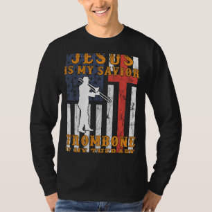 Brassy Faith: Jesus is my Savior, Trombone is my T T-Shirt