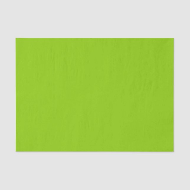 Brat Green Solid Colour  Tissue Paper (Front)