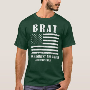 Brat  Purple Up Military Child Awareness  Mens & W T-Shirt