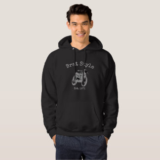 "Brat Style" men's vintage motorcycle hoodie
