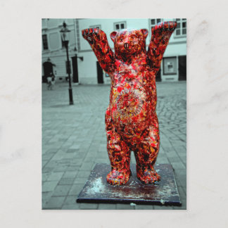 Bratislava Bear. Art by Jaro Sulek Postcard