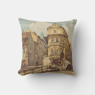 Bratislava by Richard Lux Cushion