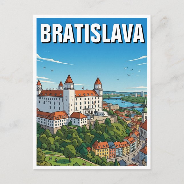Bratislava Castle Postcard (Front)