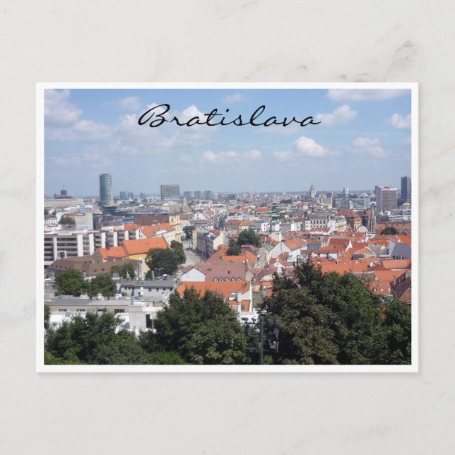bratislava city border postcard (Front)