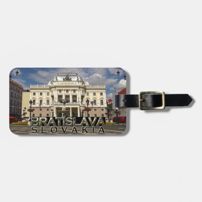 Bratislava Luggage Tag (Front Horizontal)