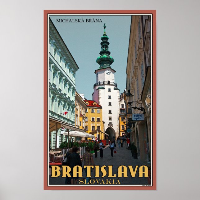 Bratislava - Michael's Tower Poster (Front)