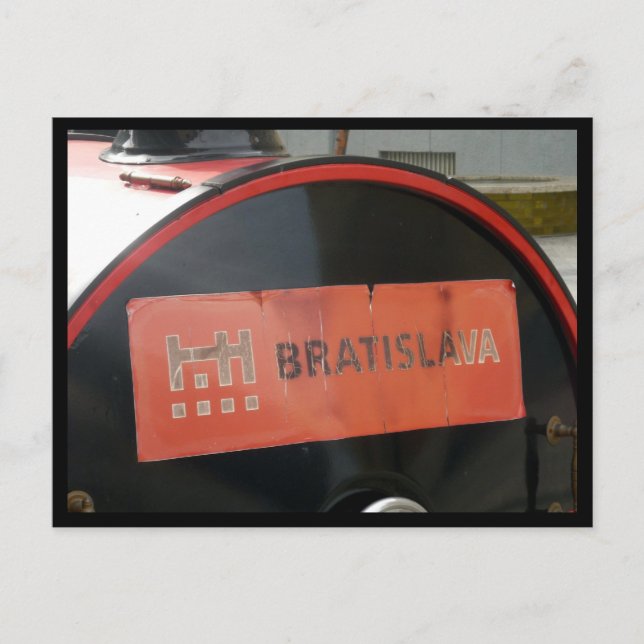 bratislava signage postcard (Front)