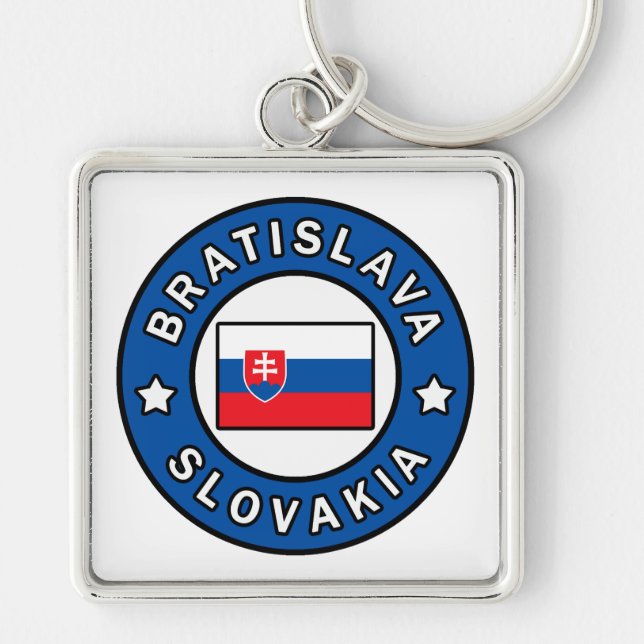 Bratislava Slovakia Key Ring (Front)