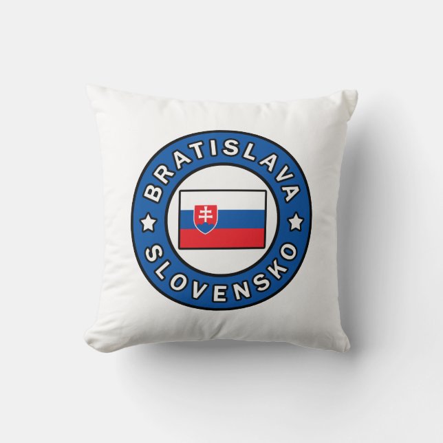 Bratislava Slovensko Cushion (Front)