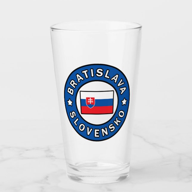 Bratislava Slovensko Glass (Front)