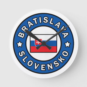 Bratislava Slovensko Round Clock