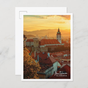 Bratislava Slowakia Art travel famous place Postcard