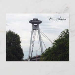bratislava UFO bridge Postcard