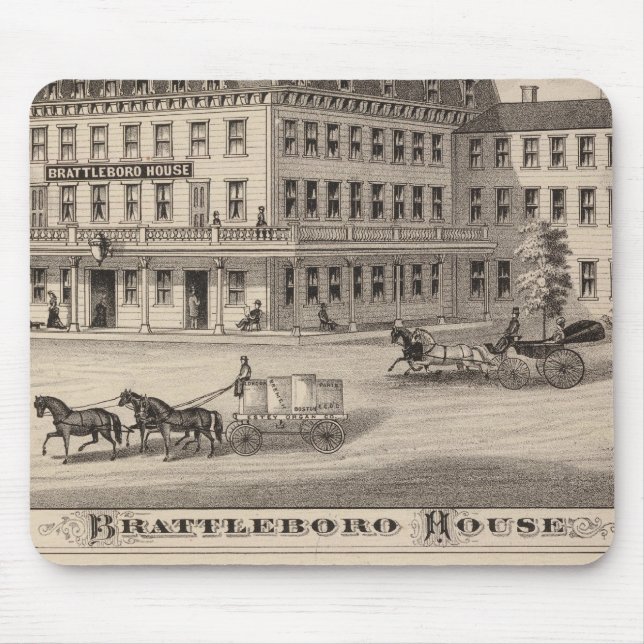Brattleboro House Mouse Pad (Front)