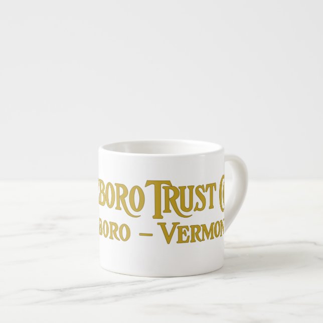 Brattleboro Trust Co., 1918 Logo Mug (Front Right)