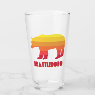 Brattleboro Vermont Rainbow Bear Glass