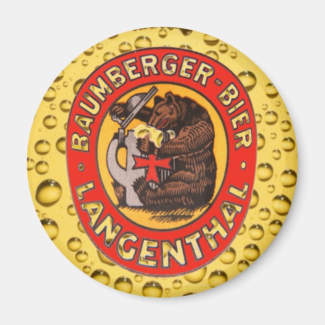 Brauerei Baumberger Langenthal Magnet (Front)