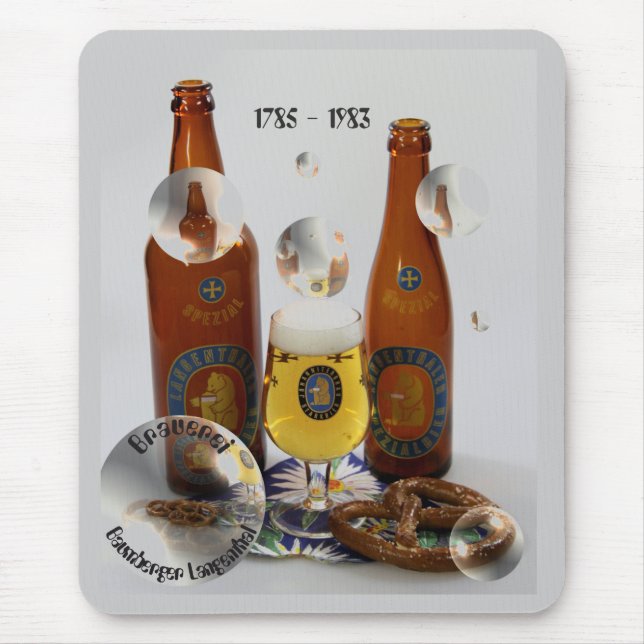 Brauerei Baumberger Langenthal Mauspad Mouse Pad (Front)