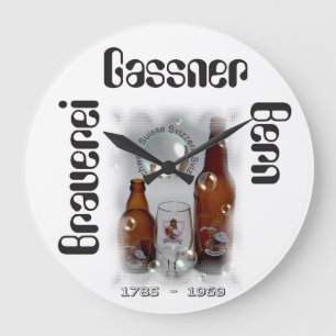 Brauerei Gassner Bern / Brasserie Gassner Berne Large Clock