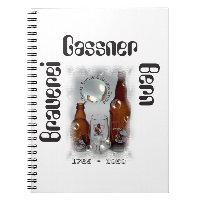 Brauerei Gassner Bern Nootbook Spiral Notebook (Front)