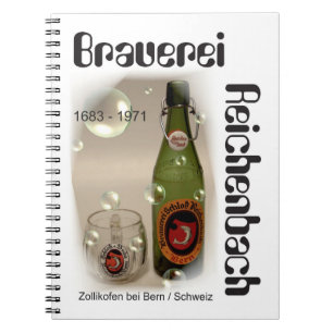 Brauerei Reichenbach Zollikofen Nootbook Spiral Notebook