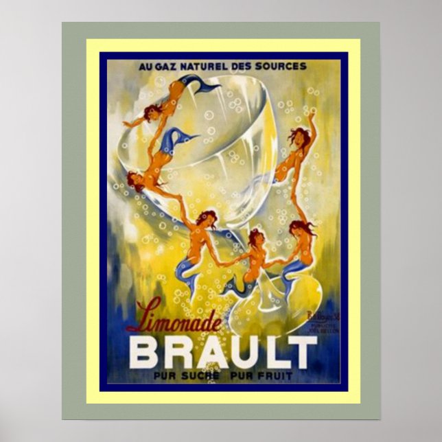 Brault Limonade French Ad Poster 16 x 20 (Front)