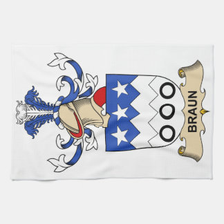 Braun Family Crests Tea Towel