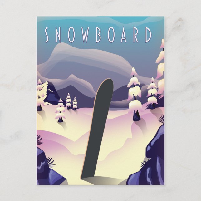 Brauneck Bavaria, Germany Ski poster Postcard (Front)