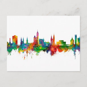 Braunschweig Germany Skyline Postcard