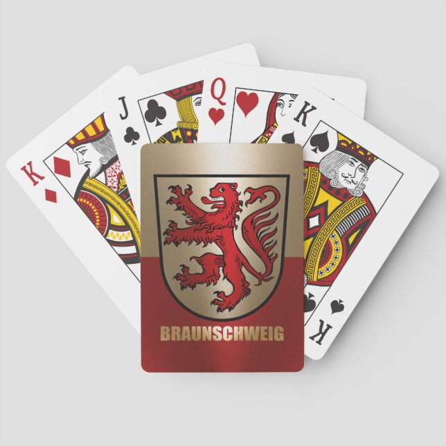 Braunschweig                                       playing cards (Back)