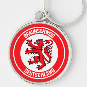 Braunschweig Round Emblem Key Ring