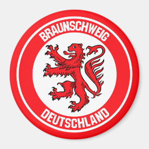 Braunschweig Round Emblem Magnet