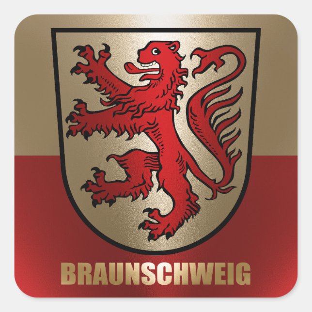 Braunschweig                                       square sticker (Front)