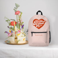 Braut Und Team Braut Bachelorette Retro Heart 