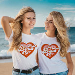 Braut Und Team Braut Bachelorette Retro Heart T-Shirt<br><div class="desc">Braut Und Team Braut Bachelorette Retro Heart T-Shirt
Bride Babe T-Shirt Bachelorette Retro Bride Tee
Vintage Bride To Be Bride's Maid BrideTribe</div>