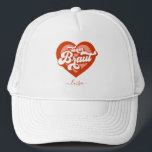 Braut Und Team Braut Bachelorette Retro Herz Trucker Hat<br><div class="desc">Braut Und Team Braut Bachelorette Retro Herz Trucker Hat Kappe Cappy
Vintage Bride To Be Bride's Maid BrideTribe</div>