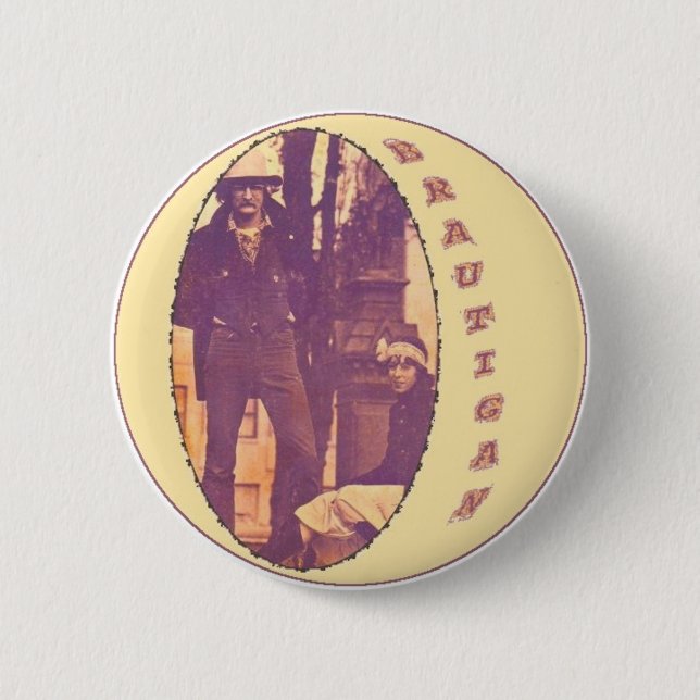 Brautigan 6 Cm Round Badge (Front)