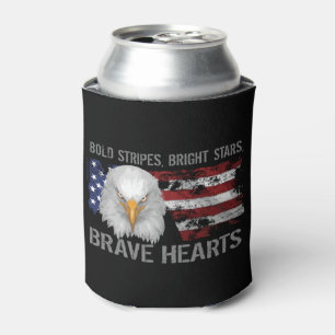 Brave American Hearts Can Cooler