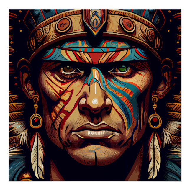 Brave and Bold: The Aztec Warrior Rises Poster (Front)