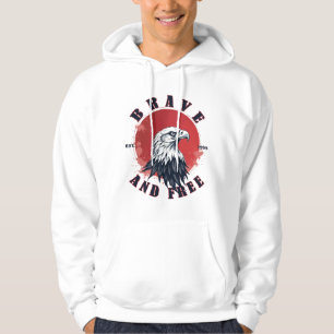 Brave and Free Eagle Hoodie