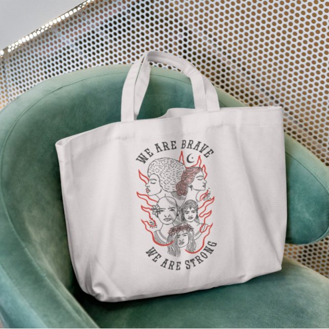 Brave And Strong Women Tote Bag   (Creator Uploaded)